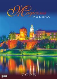 Kalendarz 2025 wieloplanszowy magiczna Polska. Wydawca: Evena. Dobreksiazki.pl Opakowanie Kalendarz 2025 wieloplanszowy magiczna Polska