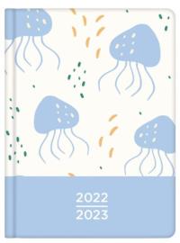 Kalendarz książkowy 18M 2022/2023 Meduzy ALBI. Wydawca: Albi. Dobreksiazki.pl Opakowanie Kalendarz książkowy 18M 2022/2023 Meduzy ALBI