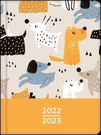Kalendarz książkowy 18M 2022/2023 Pieski ALBI. Wydawca: Albi. Dobreksiazki.pl Opakowanie Kalendarz książkowy 18M 2022/2023 Pieski ALBI