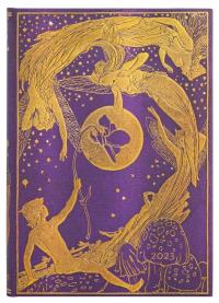 Kalendarz książkowy midi 2023 Violet Fairy. Wydawca: Paperblanks. Dobreksiazki.pl Opakowanie Kalendarz książkowy midi 2023 Violet Fairy