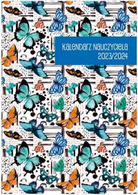 Kalendarz nauczyciela 2023/24 B6 tyg. PCV Motyl. Wydawca: Wokół nas. Dobreksiazki.pl Opakowanie Kalendarz nauczyciela 2023/24 B6 tyg. PCV Motyl