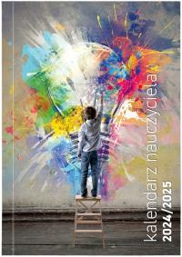 Kalendarz nauczyciela 2024/2025 A5 PCV Graffiti. Wydawca: Wokół nas. Dobreksiazki.pl Opakowanie Kalendarz nauczyciela 2024/2025 A5 PCV Graffiti
