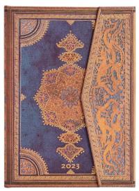 Kalendarz Paperblanks 2023 Safavid Indigo Midi Tygodniowy. Wydawca: Paperblanks. Dobreksiazki.pl Opakowanie Kalendarz Paperblanks 2023 Safavid Indigo Midi Tygodniowy