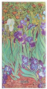 Kalendarz Paperblanks 2023 Van Gogh’s Irises Slim Tygodniowy. Wydawca: Paperblanks. Dobreksiazki.pl Opakowanie Kalendarz Paperblanks 2023 Van Gogh’s Irises Slim Tygodniowy