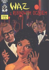 Kapitan Żbik T.24 Wąż z rubinowym oczkiem. Autor: Krupka Władysław, Polch Bogusław. Dobreksiazki.pl Okładka książki Kapitan Żbik T.24 Wąż z rubinowym oczkiem
