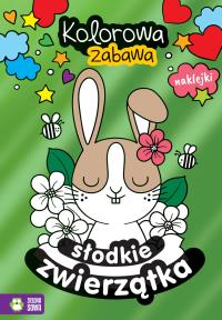 Kolorowa zabawa. Słodkie zwierzątka. Autor: Opracowanie zbiorowe. Dobreksiazki.pl Okładka książki Kolorowa zabawa. Słodkie zwierzątka