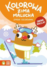 Okładka książki Kolorowa zima malucha. Zimowe kolorowanie
