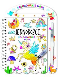 Okładka książki Kolorowanie wodą. Jednorożce