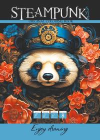 Kolorowanka A4 8 obrazków Steampunk Panda. Wydawca: Fresh. Dobreksiazki.pl Opakowanie Kolorowanka A4 8 obrazków Steampunk Panda