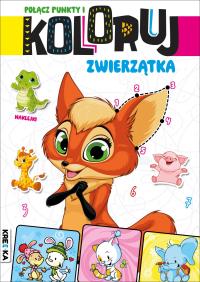 Kolorowanka aktywizująca z naklejkami. Autor: Opracowanie zbiorowe. Dobreksiazki.pl Okładka książki Kolorowanka aktywizująca z naklejkami