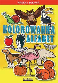 Kolorowanka Alfabet. Autor: Tonder Krzysztof. Dobreksiazki.pl Okładka książki Kolorowanka Alfabet