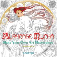 Kolorowanka Alphonse Mucha. Wydawca: Flame Tree. Dobreksiazki.pl Opakowanie Kolorowanka Alphonse Mucha