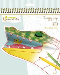 Opakowanie Kolorowanka Graffy Pop 3D Zwierzeta sawanny