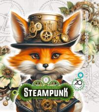 Kolorowanka usztywniana Steampunk Lis. Wydawca: Fresh. Dobreksiazki.pl Opakowanie Kolorowanka usztywniana Steampunk Lis