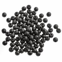 Opakowanie Koraliki drewniane 10mm 100szt matowa czerń