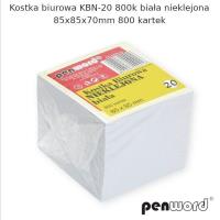 Opakowanie Kostka biurowa biała 85x85x70 800K