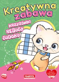 Kreatywna zabawa. Krzyżówki, rebusy, sudoku. Autor: praca zborowa. Dobreksiazki.pl Okładka książki Kreatywna zabawa. Krzyżówki, rebusy, sudoku