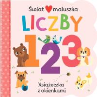 Książeczka z okienkami. Świat maluszka. Liczby. Autor: Praca zbiorowa. Dobreksiazki.pl Okładka książki Książeczka z okienkami. Świat maluszka. Liczby