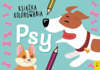 Książka do kolorowania. Psy. Autor: Opracowanie zbiorowe. Dobreksiazki.pl Okładka książki Książka do kolorowania. Psy