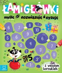 Łamigłówki z wesołym borsukiem. Autor: Opracowanie zbiorowe. Dobreksiazki.pl Okładka książki Łamigłówki z wesołym borsukiem