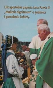 List apostolski Mulieris Dignitatem. Autor: Jan Paweł II. Dobreksiazki.pl Okładka książki List apostolski Mulieris Dignitatem