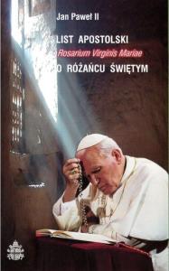 List apostolski Rosarium Virginis Mariae. Autor: Jan Paweł II. Dobreksiazki.pl Okładka książki List apostolski Rosarium Virginis Mariae