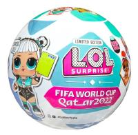 LOL Surprise X FIFA World Cup Qatar 22. Wydawca: MGA. Dobreksiazki.pl Opakowanie LOL Surprise X FIFA World Cup Qatar 22