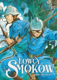 Łowcy smoków. Tom 13. Autor: Taku Kuwabara. Dobreksiazki.pl Okładka książki Łowcy smoków. Tom 13