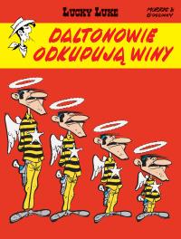 Lucky Luke. Daltonowie odkupują winy. Autor: René Goscinny, Morris, Maria Mosiewicz. Dobreksiazki.pl Okładka książki Lucky Luke. Daltonowie odkupują winy