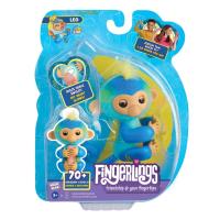 Małpka Fingerlings Leo niebieska. Wydawca: Cobi. Dobreksiazki.pl Opakowanie Małpka Fingerlings Leo niebieska