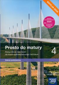 Okładka książki Matematyka Prosto do matury 4 LO Podr ZP 2024