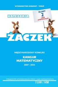 Matematyka z wesołym kangurem kat. Żaczek 2024. Autor: Praca zbiorowa. Dobreksiazki.pl Okładka książki Matematyka z wesołym kangurem kat. Żaczek 2024