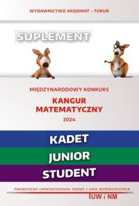 Matematyka z wesołym kangurem - Suplement 2024. Autor: Praca zbiorowa. Dobreksiazki.pl Okładka książki Matematyka z wesołym kangurem - Suplement 2024