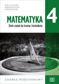 Okładka książki Matematyka zbiór zadań dla klasy 4 liceum i technikum zakres podstawowy