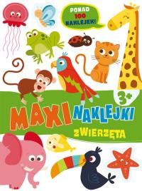 Maxinaklejki. Zwierzęta. Autor: Rita Giannetti. Dobreksiazki.pl Okładka książki Maxinaklejki. Zwierzęta
