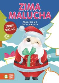 Mikołajowe kolorowanie. Zima malucha. Autor: Opracowanie zbiorowe. Dobreksiazki.pl Okładka książki Mikołajowe kolorowanie. Zima malucha