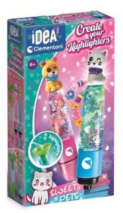Mini fabryka markerów Magiczne zwierzęta. Wydawca: Clementoni. Dobreksiazki.pl Opakowanie Mini fabryka markerów Magiczne zwierzęta
