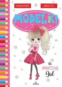 Modelki. Kolorowanka. Autor: Matusiak Monika. Dobreksiazki.pl Okładka książki Modelki. Kolorowanka