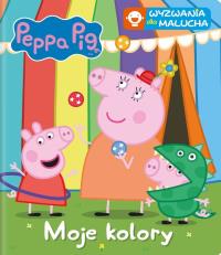 Moje kolory. Wyzwania dla malucha. Świnka Peppa. Autor: Opracowanie zbiorowe. Dobreksiazki.pl Okładka książki Moje kolory. Wyzwania dla malucha. Świnka Peppa