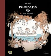 Mulanosaurus rex. Autor: Øyvind Torseter. Dobreksiazki.pl Okładka książki Mulanosaurus rex