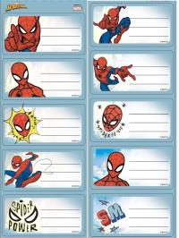 Naklejki na zeszyty Spiderman. Wydawca: Beniamin. Dobreksiazki.pl Opakowanie Naklejki na zeszyty Spiderman