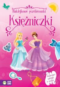 Naklejkowe przebieranki. Księżniczki. Autor: Opracowanie zbiorowe. Dobreksiazki.pl Okładka książki Naklejkowe przebieranki. Księżniczki