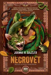 Necrovet. Metody leczenia drakonidów. Autor: Joanna W. Gajzler. Dobreksiazki.pl Okładka książki Necrovet. Metody leczenia drakonidów