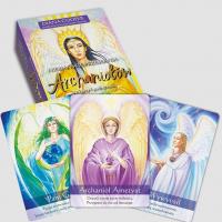 Okładka książki Niebiańskie przesłania Archaniołów (książka + karty)