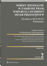 Okładka książki Normy minimalne w zakresie praw, wsparcia i ochrony ofiar przestępstw