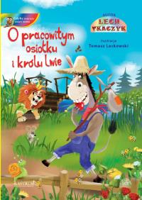 Okładka książki O pracowitym osiołku i królu lwie