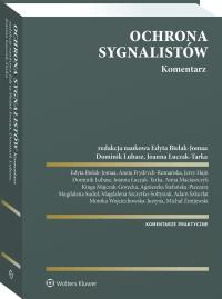 Okładka książki Ochrona sygnalistów. Komentarz