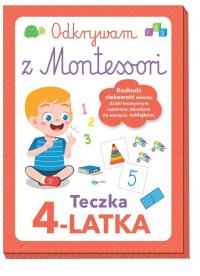 Odkrywam z Montessori Teczka 4-latka. Autor: Praca zbiorowa. Dobreksiazki.pl Okładka książki Odkrywam z Montessori Teczka 4-latka