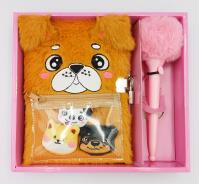 Opakowanie Pamiętnik z długopisem Piesek STnux