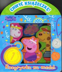 Peppa Pig Chwyć Książeczkę cz. 2 Rozrywka na medal. Autor: Opracowanie zbiorowe. Dobreksiazki.pl Okładka książki Peppa Pig Chwyć Książeczkę cz. 2 Rozrywka na medal